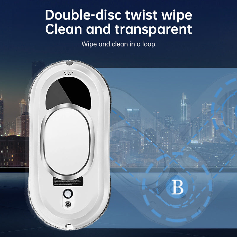5600Pa Smart Window Cleaning Robot Auto-Guided, Remote-Controlled Glass Cleaner for Home Use
