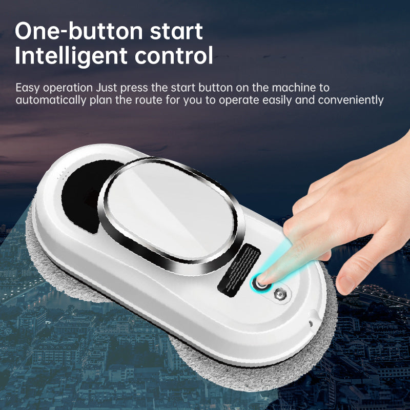 5600Pa Smart Window Cleaning Robot Auto-Guided, Remote-Controlled Glass Cleaner for Home Use